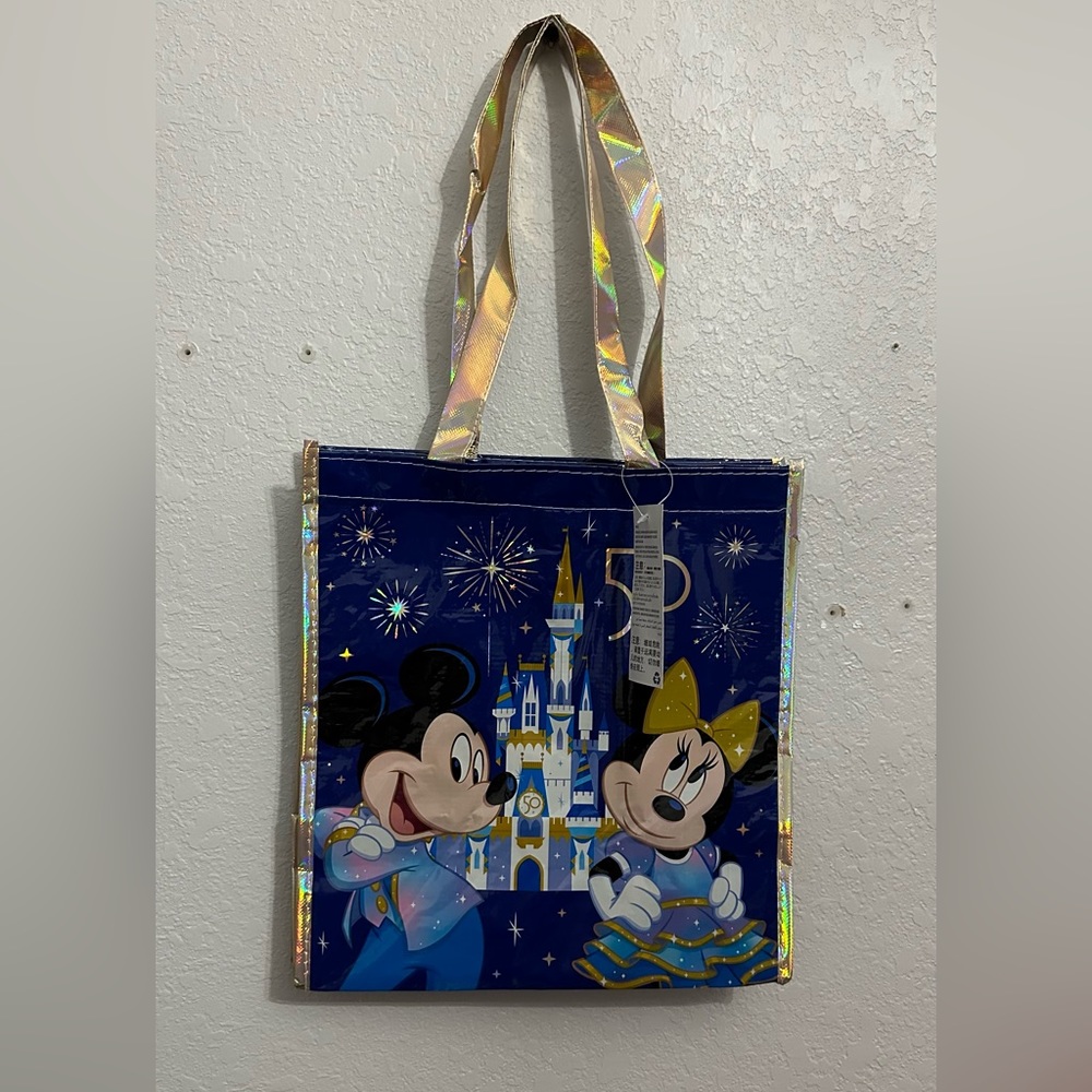 Walt Disney World 50th Anniversary Reusable Tote Bag, New